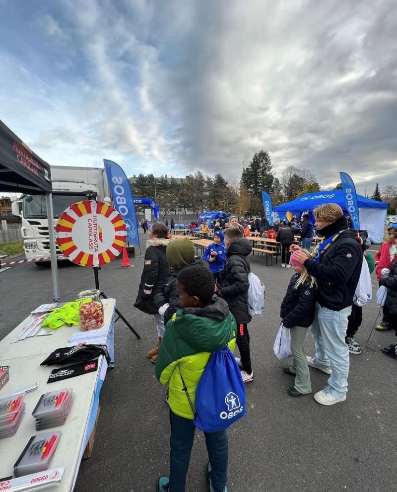 Hurtigruta sitt lykkehjul var en populær stand